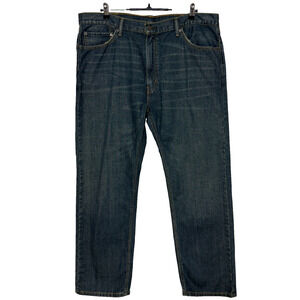 Levis 505 Jeans Mens 40X30 Blue Straight Leg Dark Wash‎ Workwear Casual